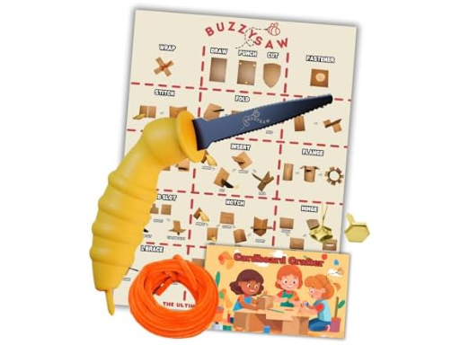 BuzzySaw Kid's Cardboard Crafting Saw Kit
