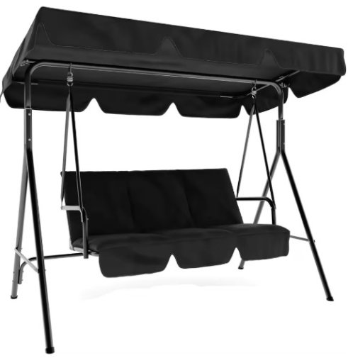 Outdoor Patio Swing with Canopy