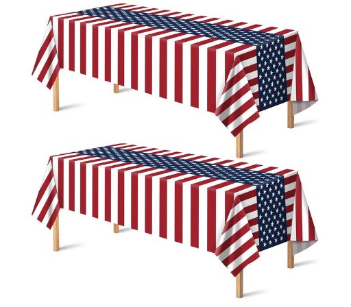 OHOME 4th of July Tablecloths (2 pack)