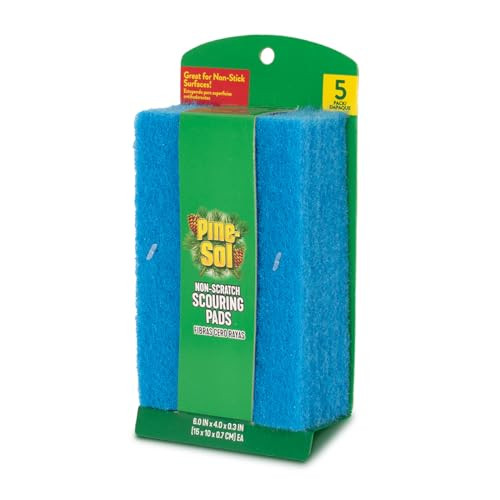 Pine-Sol Non-Scratch Scouring Pads - 5-Pack