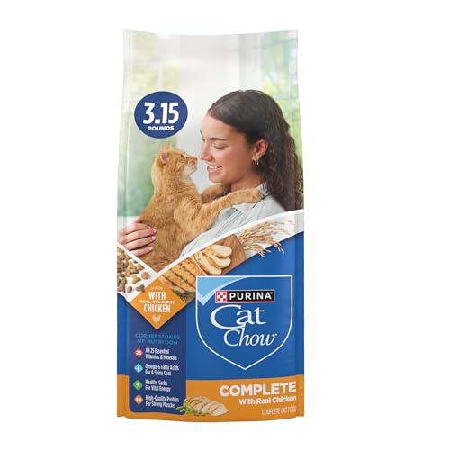 4-Pack 3.15-Pound Purina Cat Chow Complete High Protein Dry Cat Food With Real Chicken Deal
