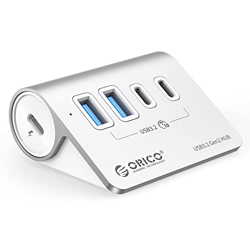 ORICO 4-Port USB 3.2 Gen2 Hub with 2 USB-A and 2 USB-C