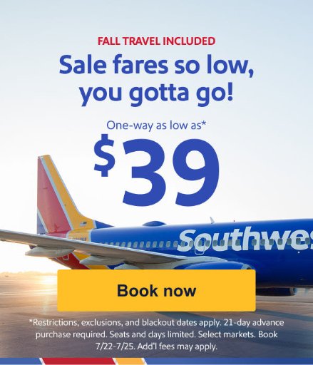 Southwest One-Way Fares