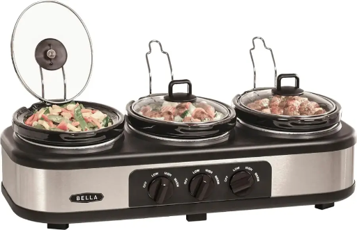 Bella Triple Slow Cooker