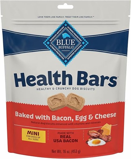Blue Buffalo Health Bars Mini Crunchy Dog Biscuits