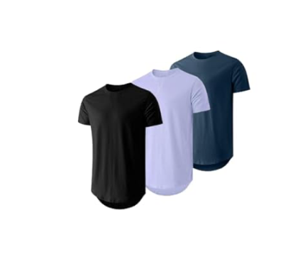  Men's 3-Pack Cotton Crewneck T-Shirts - Many Options 