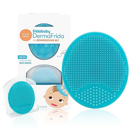 Frida Baby DermaFrida SkinSoother Baby Bath Brush 2-Pack Deal