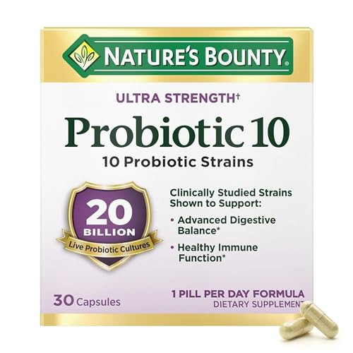 Nature's Bounty Probiotic 10 Daily Ultra Strength Supplement