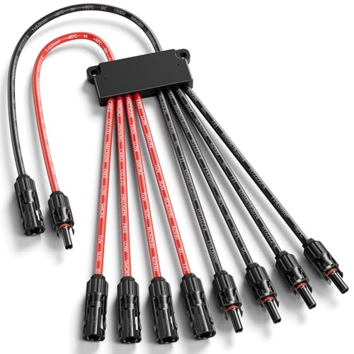 CASMAN Solar Connectors for 4 Solar Panels