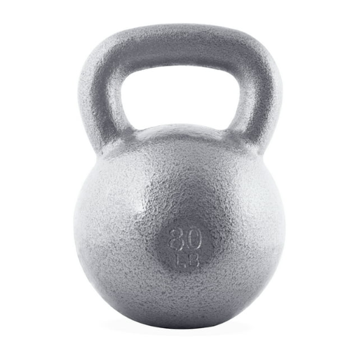 CAP Barbell Cast Iron Kettlebell, Single, 80-Pounds