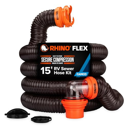 Camco RhinoFLEX RV Sewer Hose Kit