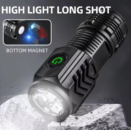 Rechargeable Outdoor Survival Flashlight