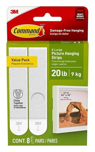 Command 20-Lb XL Heavyweight Picture Hanging Strips