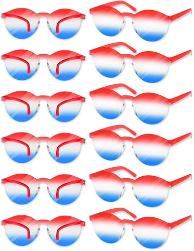 20 Pairs 4th of July American Flag Sunglasses