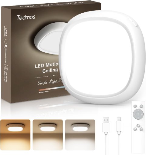 Waterproof Shower Light with Motion Sensor