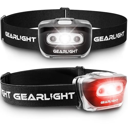 GearLight 2-Pack LED Headlamps