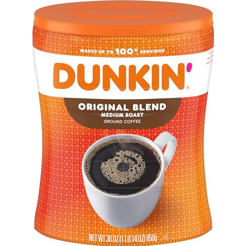Dunkin' Original Blend Medium Roast Ground Coffee - 2 Cans