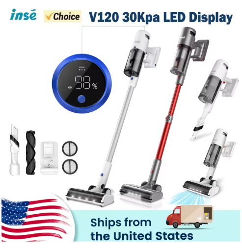 INSE V120 Cordless Vacuum Cleaner