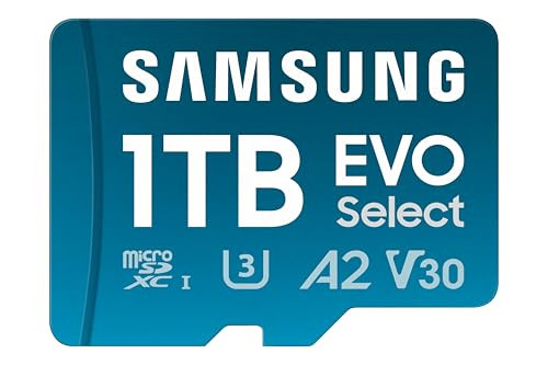 1TB Samsung EVO Select microSDXC Card w/ SD Adapter