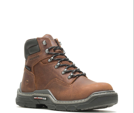 Wolverine Men's Raider DuraShocks Waterproof 6" CarbonMAX Work Boot