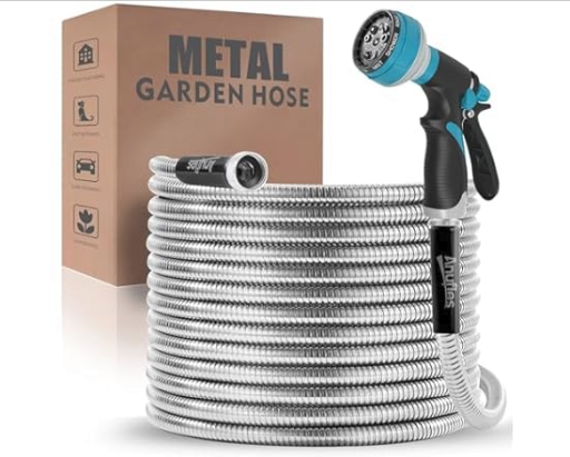 Anufles Stainless Steel 100' Garden Hose
