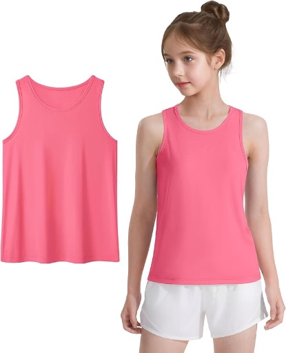 Girls Tank Tops Racerback UPF 50+
