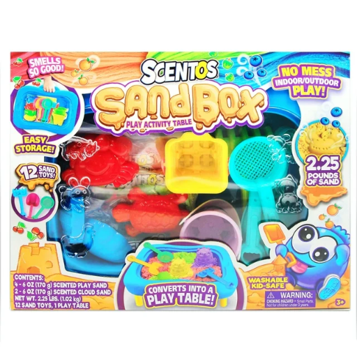 Scentos Scented No Mess Sand Box Toy