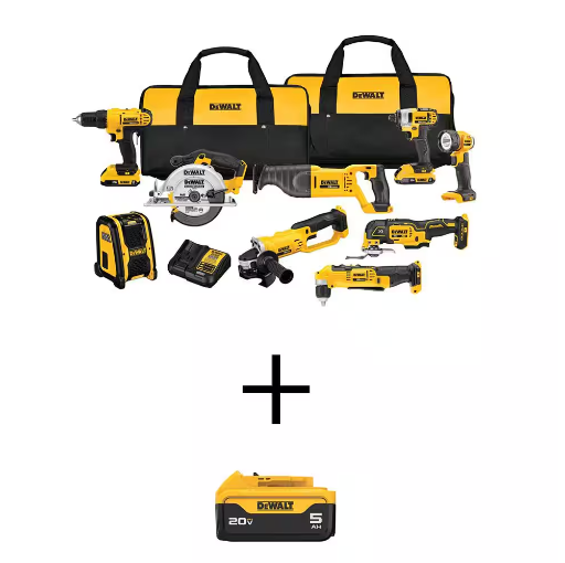 DEWALT 20V MAX Cordless 9-Tool Combo Kit