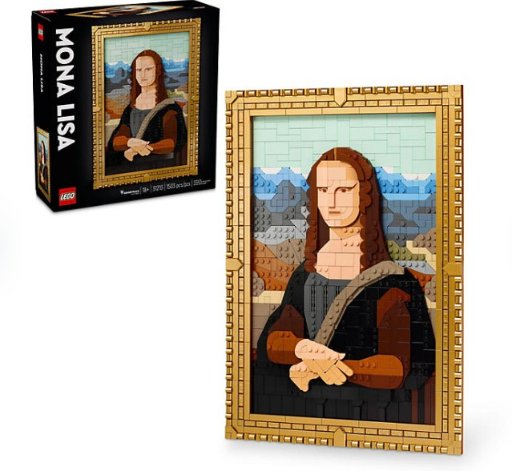 LEGO Art Mona Lisa Wall Art Building Set