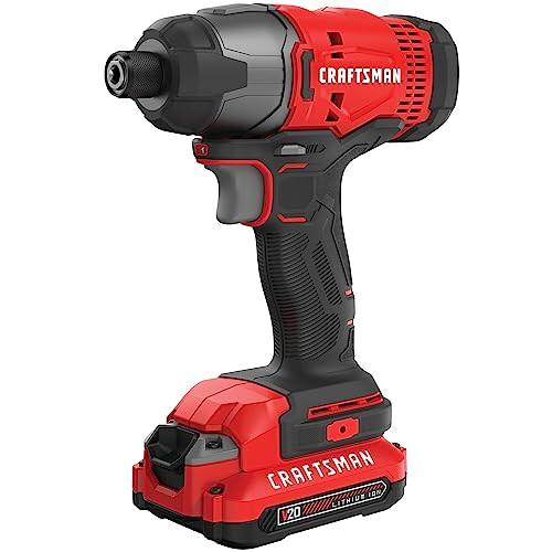 Craftsman 20V Max 1/4" Impact Driver Kit w/ 1.3Ah Battery & Charger