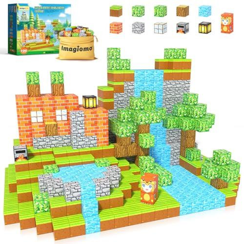 100PCS Magnetic Blocks