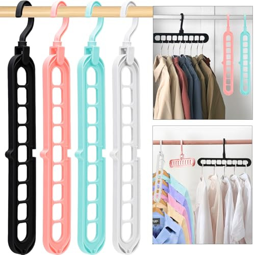 Magic Space Saving Hangers with 9 Holes