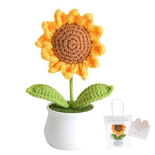 Crochet Flowers Artificial Sunflower