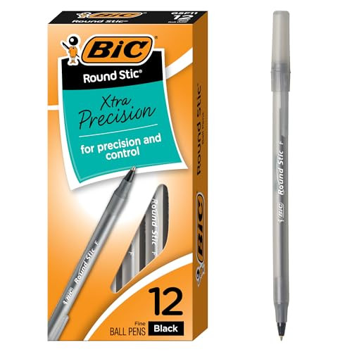 BIC Round Stic Xtra Precision Ball Point Pen