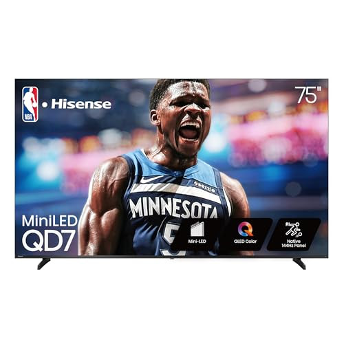 Hisense 75" Class QD7 Series Mini-LED 4K UHD Smart Fire TV