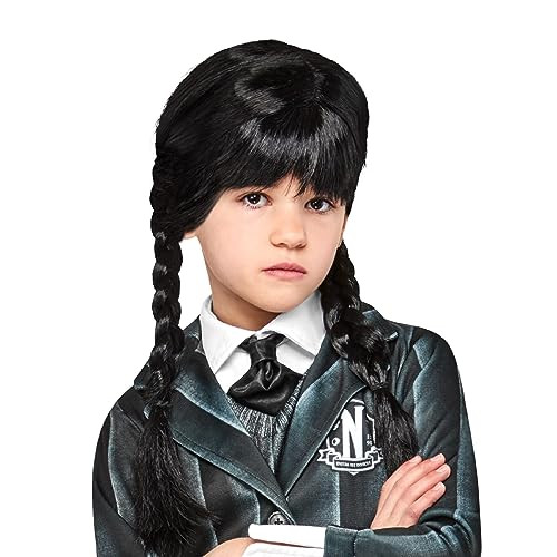 Wednesday Addams Wig for Kids