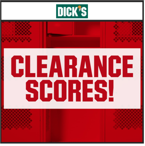 Dicks Clearance SALE