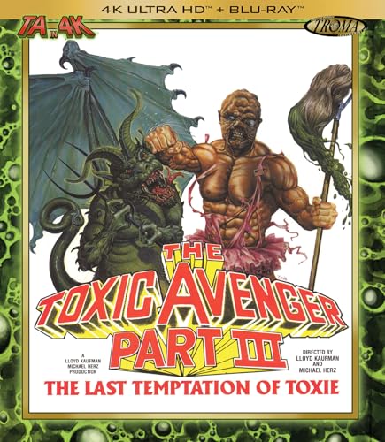 The Toxic Avenger Part III: The Last Temptation of Toxie 4K Ultra HD + Blu-ray
