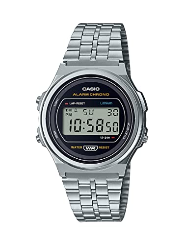 Casio Unisex Vintage Stainless Steel Bracelet Watch 39mm