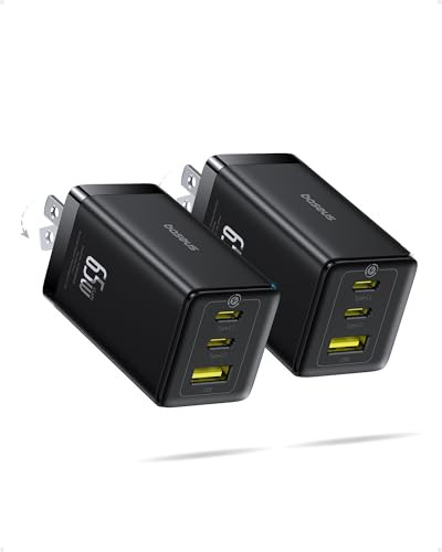 Baseus 2-Pack 65W USB C Charger Block