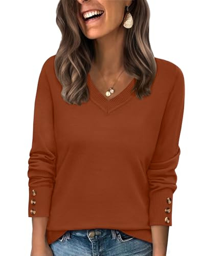 WIHOLL Long Sleeve Shirts with Sleeve Buttons