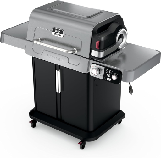 Ninja FlexFlame, Grill and Smoker, Electric and Propane 5-in-1 Cooking System