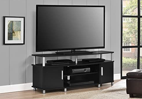 Ameriwood Home Carson Black TV Stand