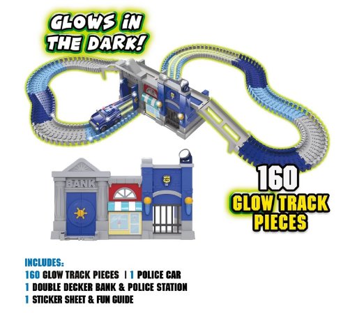 Magic Tracks Police Chase Vehicle Playset