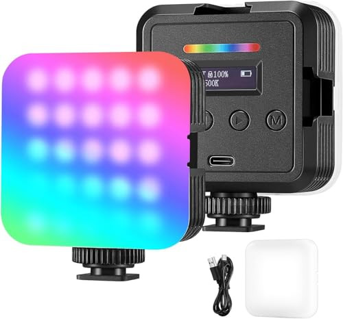 RGB Cold Shoe Mount Camera Light