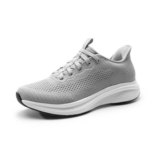 Bruno Marc Men's Hands Free Slip-on Walking Shoe Knit Sneaker