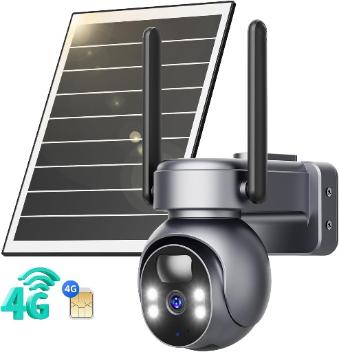 LIWAN 4G LTE Cellular Security Camera