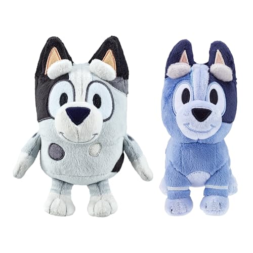 Bluey Muffin & Socks Matching Stuffed Animals Plush Set 7" & 7.5"