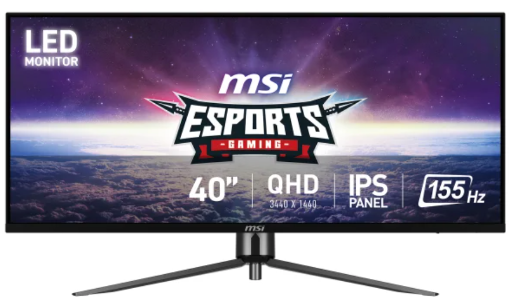 MSI 40-inch UWQHD IPS AMD FreeSync Premium Gaming Monitor