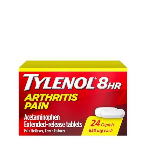 Tylenol 8 Hour Arthritis Pain Relief Extended-Release Tablets 24-Count 650mg Deal